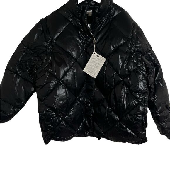 Topshop Jackets & Blazers - Top Shop Women's Black Quilted Jacket